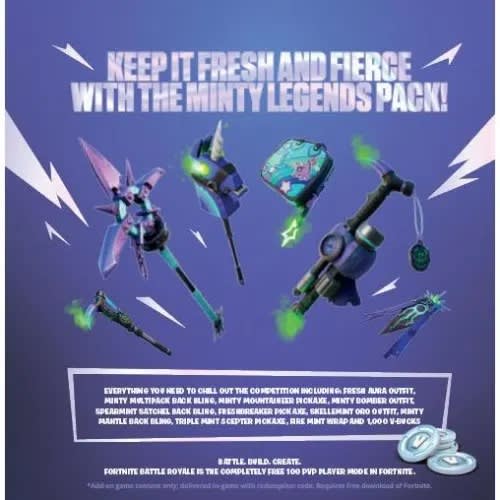 Fortnite: Minty Legends Pack - Playstation 4
