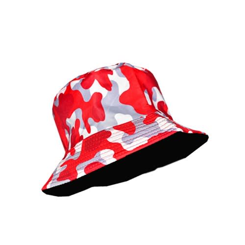 Red Camo Bucket Hat