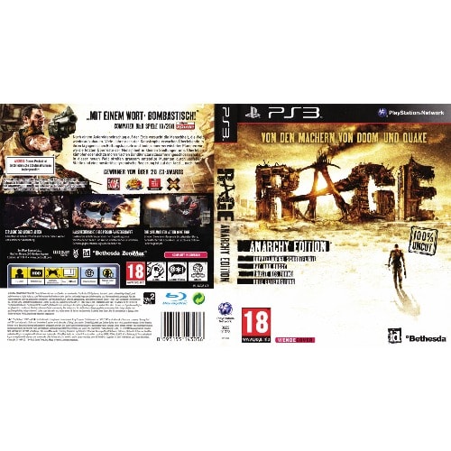 Rage Video Game - Playstation 3