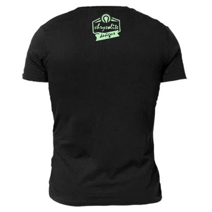 Heroe Print T-shirt - Black