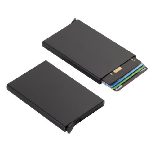 Ultra Slim Pop-up ATM Card Holder - Black