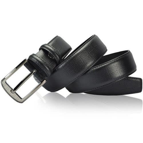 Men's Metal Buckle Belts - Black