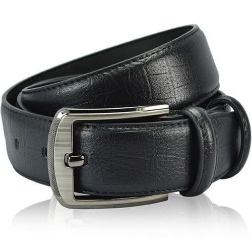 Men's Metal Buckle Belts - Black