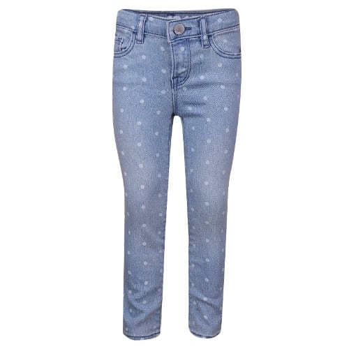 Textured Polka Dot Skinny Jeans