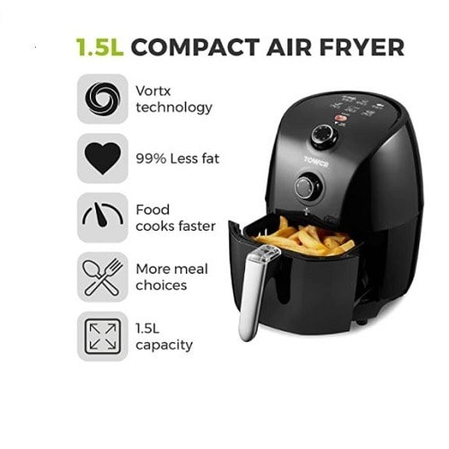 1.5l Air Fryer With Rapid Air Circulation System