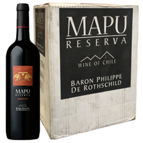 Mapu Reserva Merlot -75cl x 6 Bottles