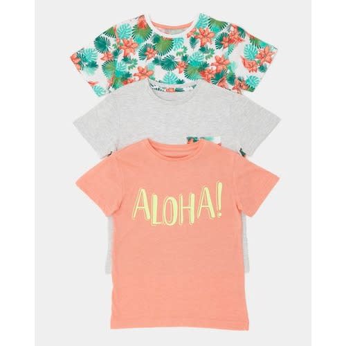 Boys Print T-shirt- Pack Of 3