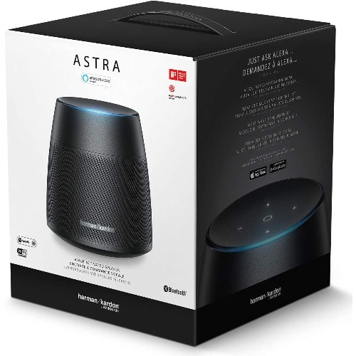 Astra Wireless Bluetooth Speaker With Amazon Alexa Voice - Black