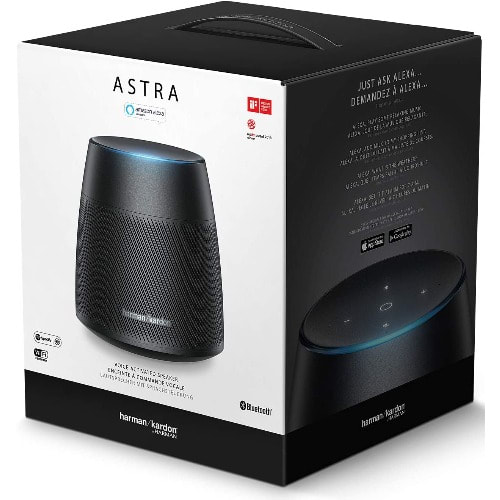 Astra Wireless Bluetooth Speaker With Amazon Alexa Voice - Black