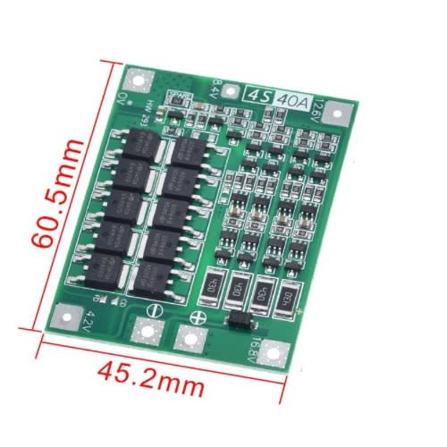 4s 40A Lithium Battery BMS Charger Discharge Protection Board
