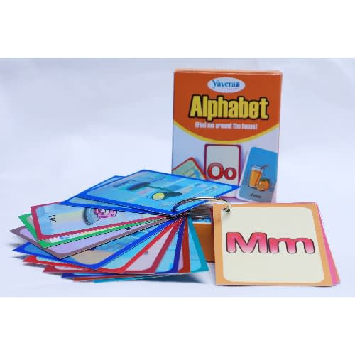 Yavera Alphabet - Find Me Around The House - Waterproof And Tear Resistant Flashcards