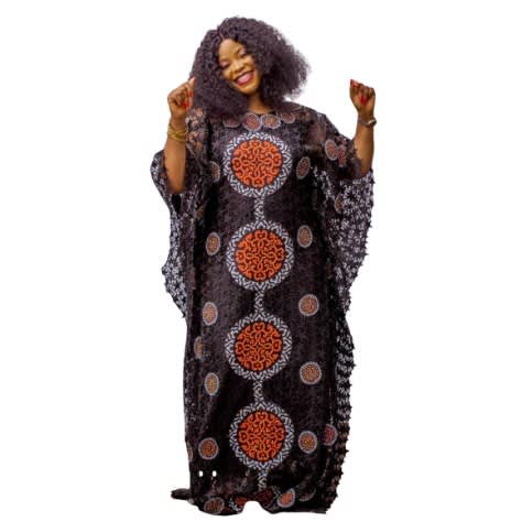 Cordlace Abaya/boubou With Matching Gele