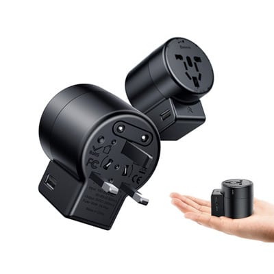 All In 1 Rotation Universal Travel Charger - Usb Adapter Portable Wall Charger