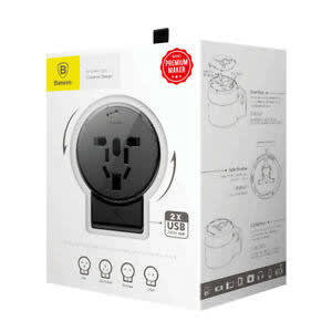 All In 1 Rotation Universal Travel Charger - Usb Adapter Portable Wall Charger