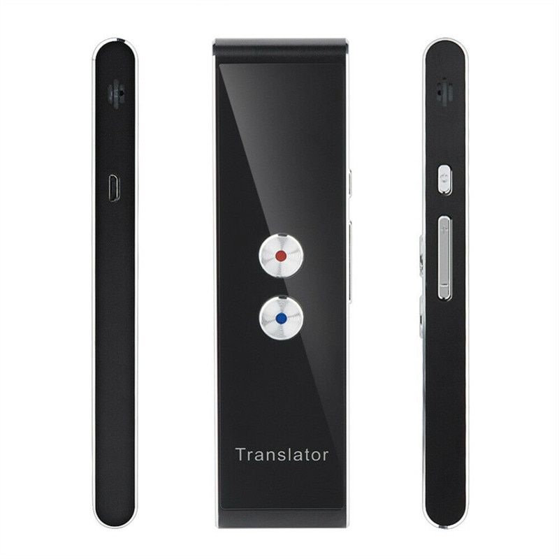 Mini Portable Support 40 Languages Translation Multi-Language Voice Translator  Smart Two-Way Real Time WAAAA