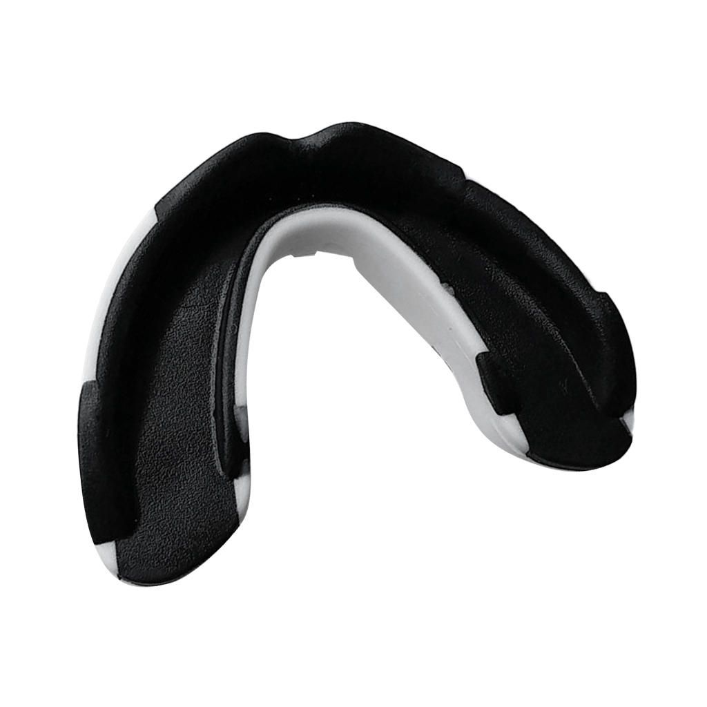 Sports Mouth Guard Gum Shield For Basketball Football Boxing Black