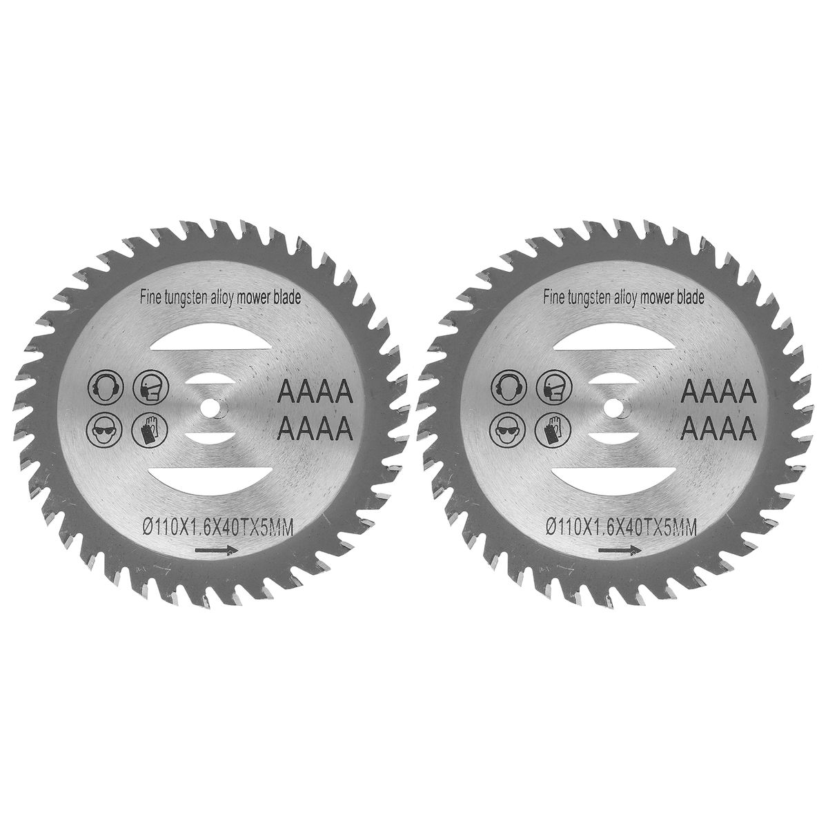 2pcs Durable Wheel Lawn Mower Brush Disc GrTrimmer Head Cutter Blades Alloy Blade Household Small Lithium Mower Accessories