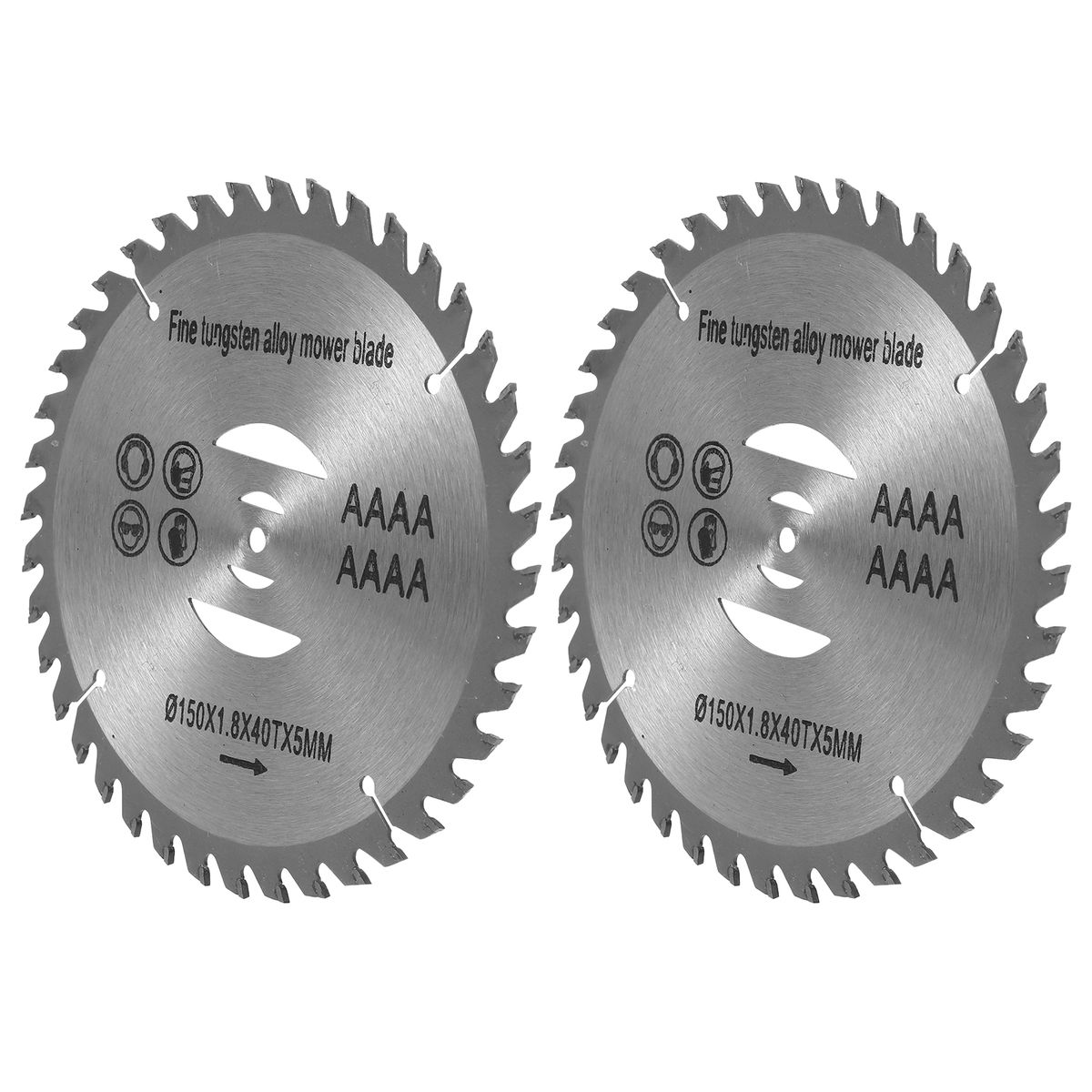 2pcs Durable Wheel Lawn Mower Brush Disc GrTrimmer Head Cutter Blades Alloy Blade Household Small Lithium Mower Accessories