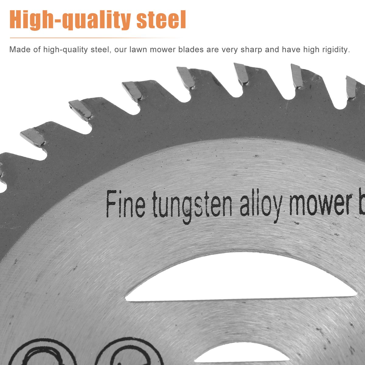 2pcs Durable Wheel Lawn Mower Brush Disc GrTrimmer Head Cutter Blades Alloy Blade Household Small Lithium Mower Accessories