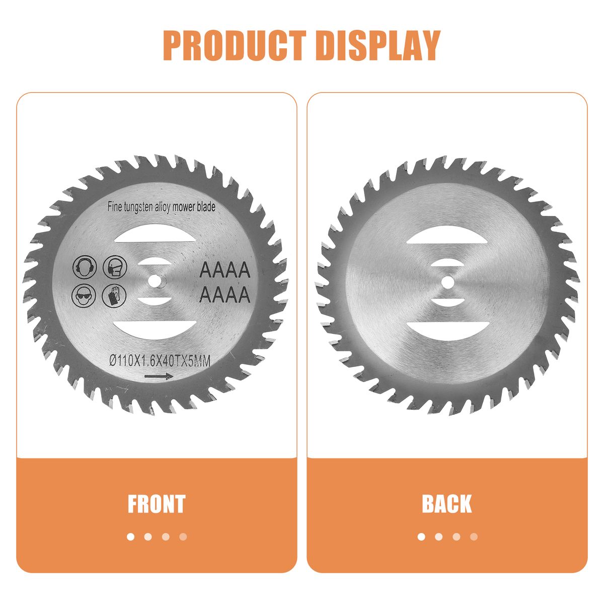 2pcs Durable Wheel Lawn Mower Brush Disc GrTrimmer Head Cutter Blades Alloy Blade Household Small Lithium Mower Accessories