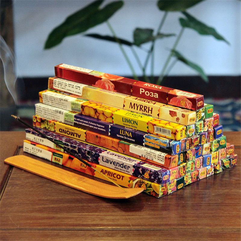 Sage Tibetan Stick Incenses Cm 22 White India 8pcs=box