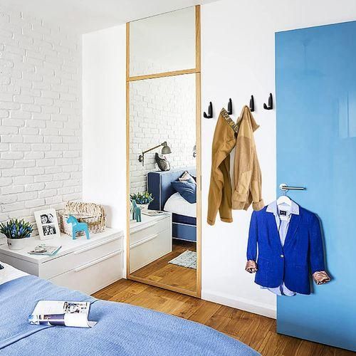 4 PCS Heavy Duty Wall Mounted Single Hooks Coat