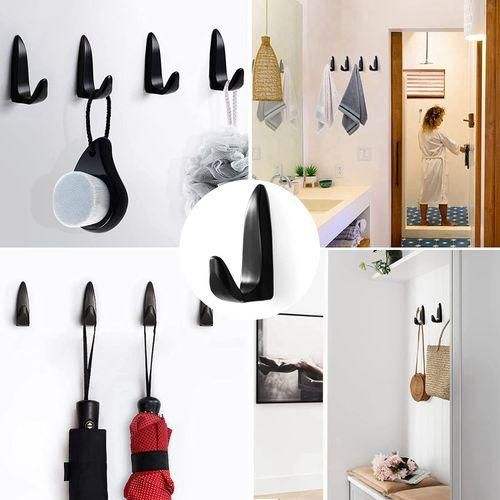 4 PCS Heavy Duty Wall Mounted Single Hooks Coat