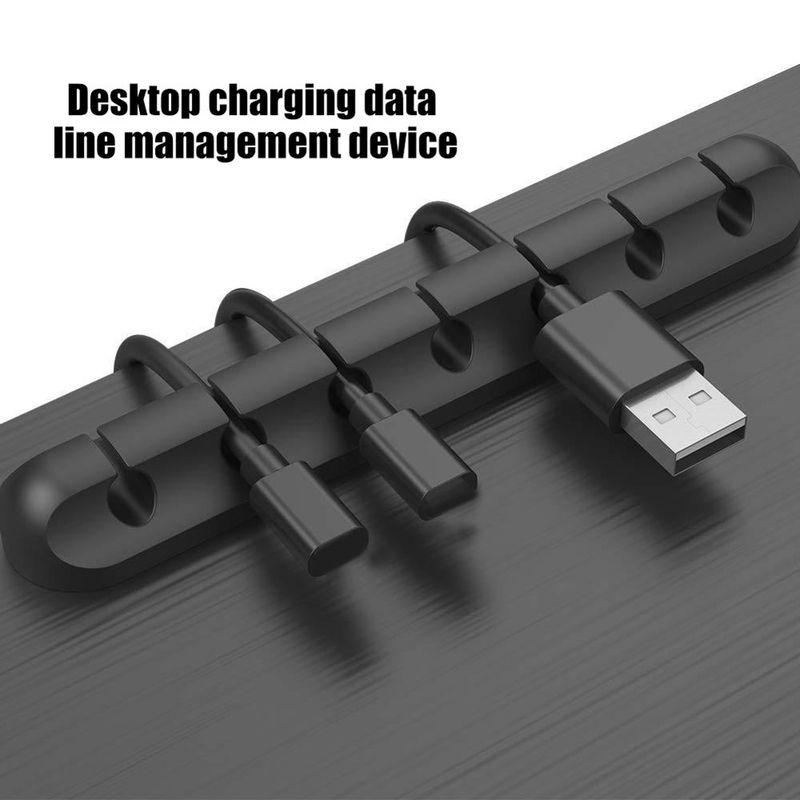 1/3Pcs Silicone Adhesive Wire Organizer Charging Cable