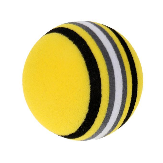 10Pcs Lightweight Flexible Golf Sponge Ball Indoor Practice Yellow