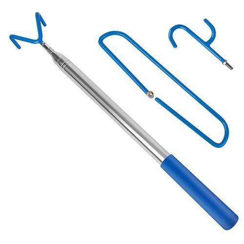 Disc Golf Retriever Pole With 3 Hooks,