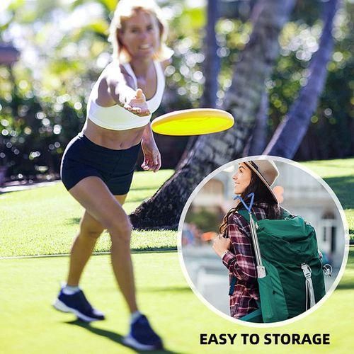 Disc Golf Retriever Pole With 3 Hooks,