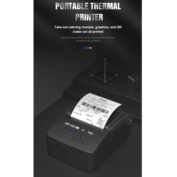 5811DD 58mm Thermal Bluetooth Receipt Printer, US Plug