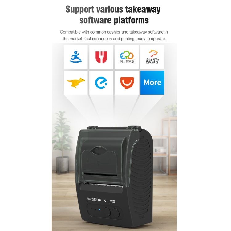 5811DD 58mm Thermal Bluetooth Receipt Printer, US Plug