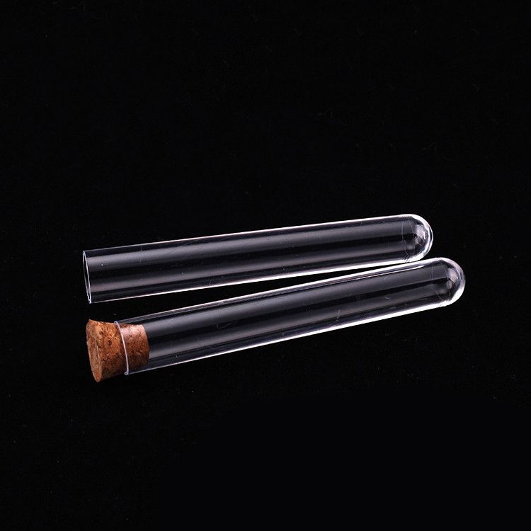 10pcs Laboratory Test 25x200mm Transparent Glass Test Tubes
