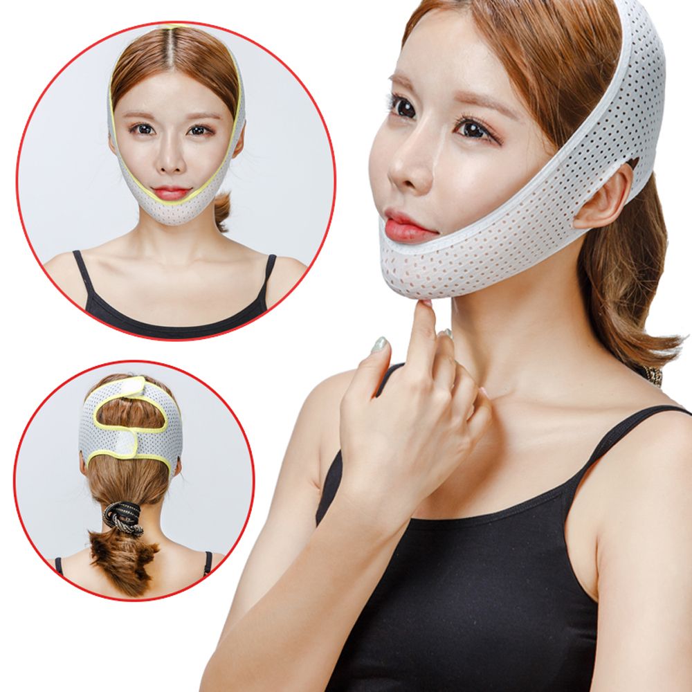 Size Adjustable Thin Face Mask 3D Double Chin Liftting
