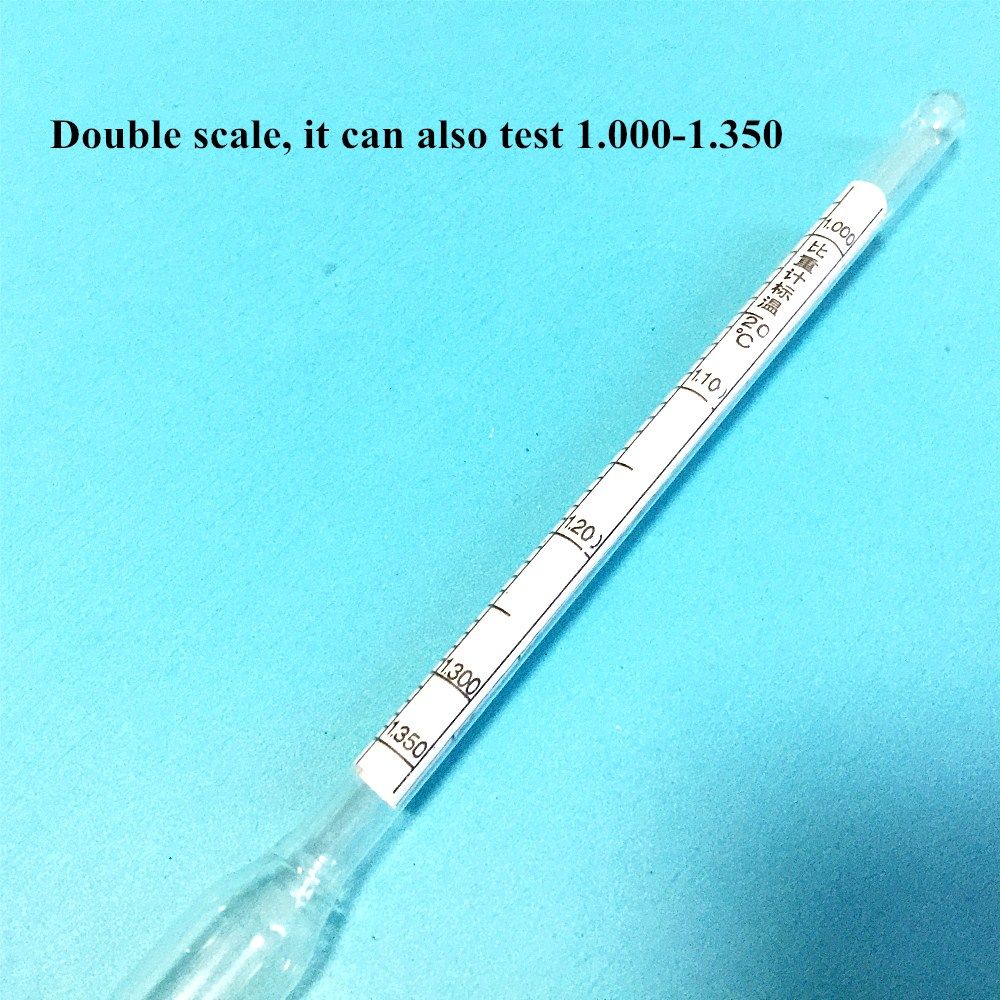 5pcs Hygrometer Gauge 0-35 205mm Length Gl Hydrometer Snity Float Liquid Gl Precision Baume High Densitometer