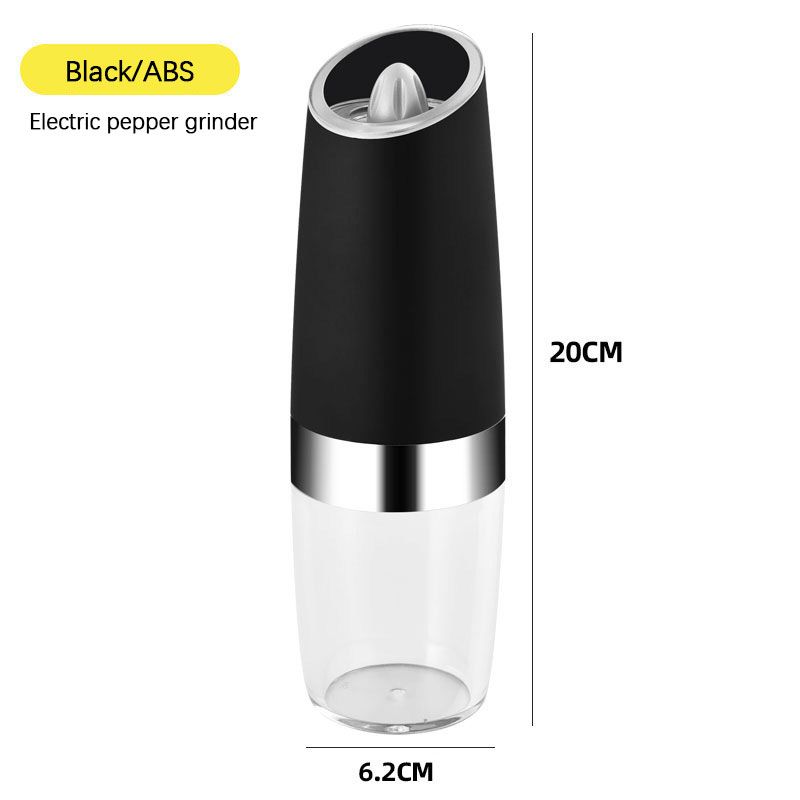 （Pepper Grinder）Electric Pepper Grinder Household Ground Pepper Sea Salt Black Pepper Freshly Ground Seasoning Bottle Kitchen Accessories GRE
