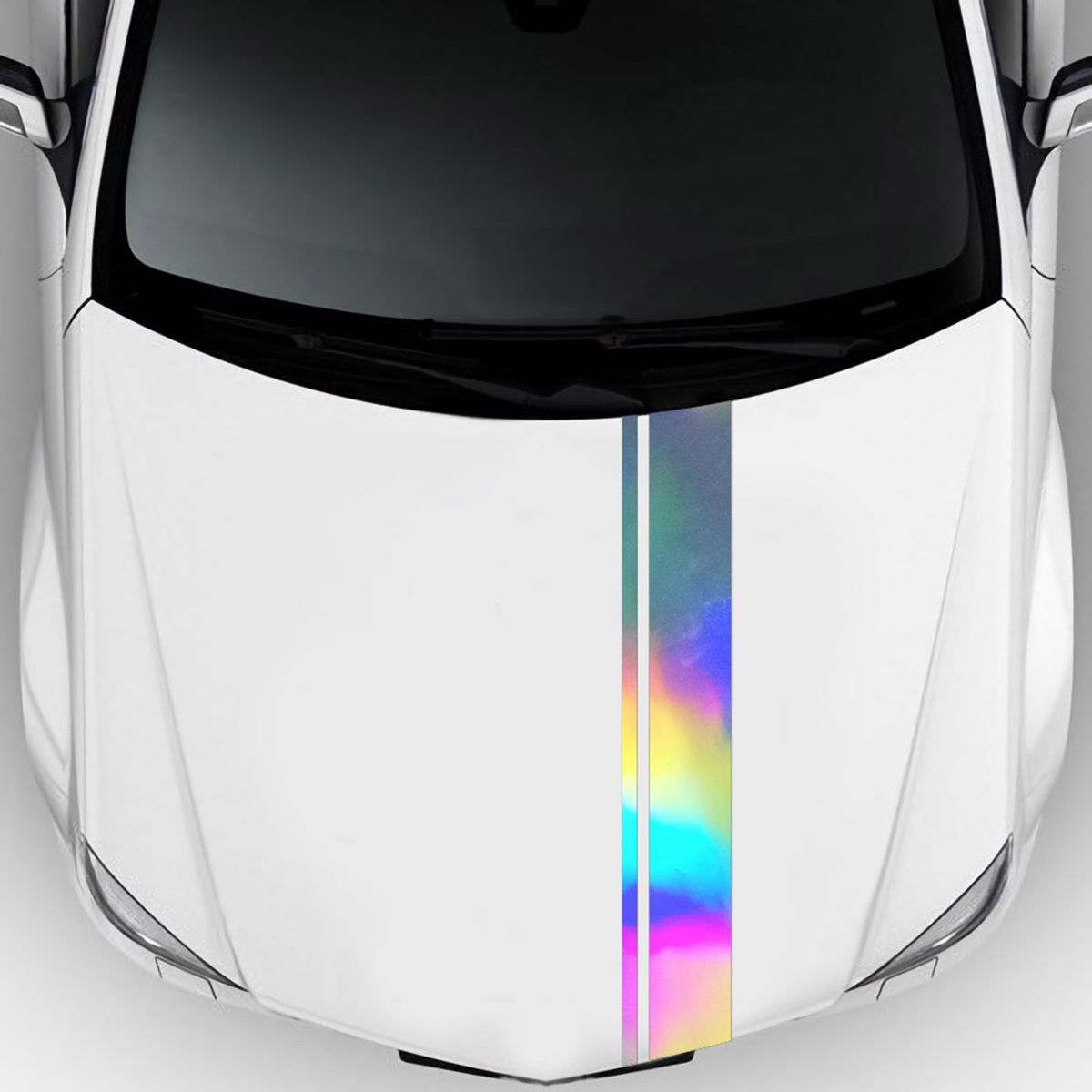 5 Pieces  Reflective Stripe Vinyl Car Side Sticker Auto Body