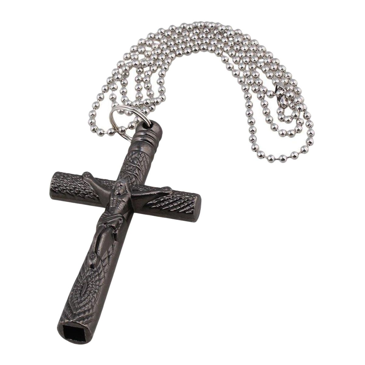 Cross Drum Tuning Key With Chain Pendant Wrench Parts Black