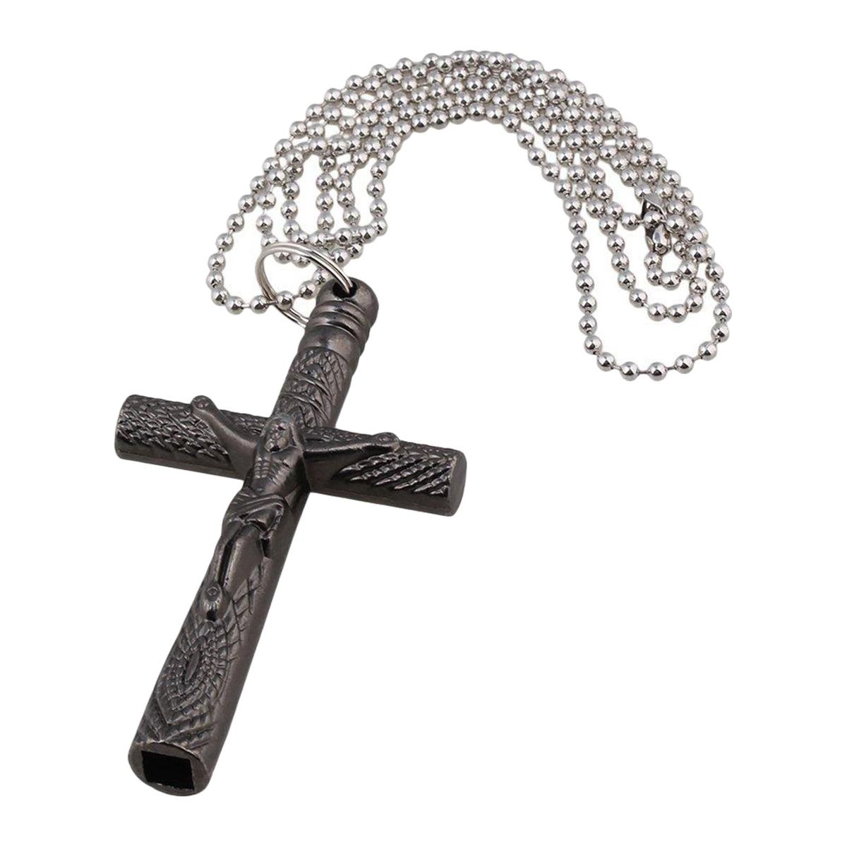 Cross Drum Tuning Key With Chain Pendant Wrench Parts Black