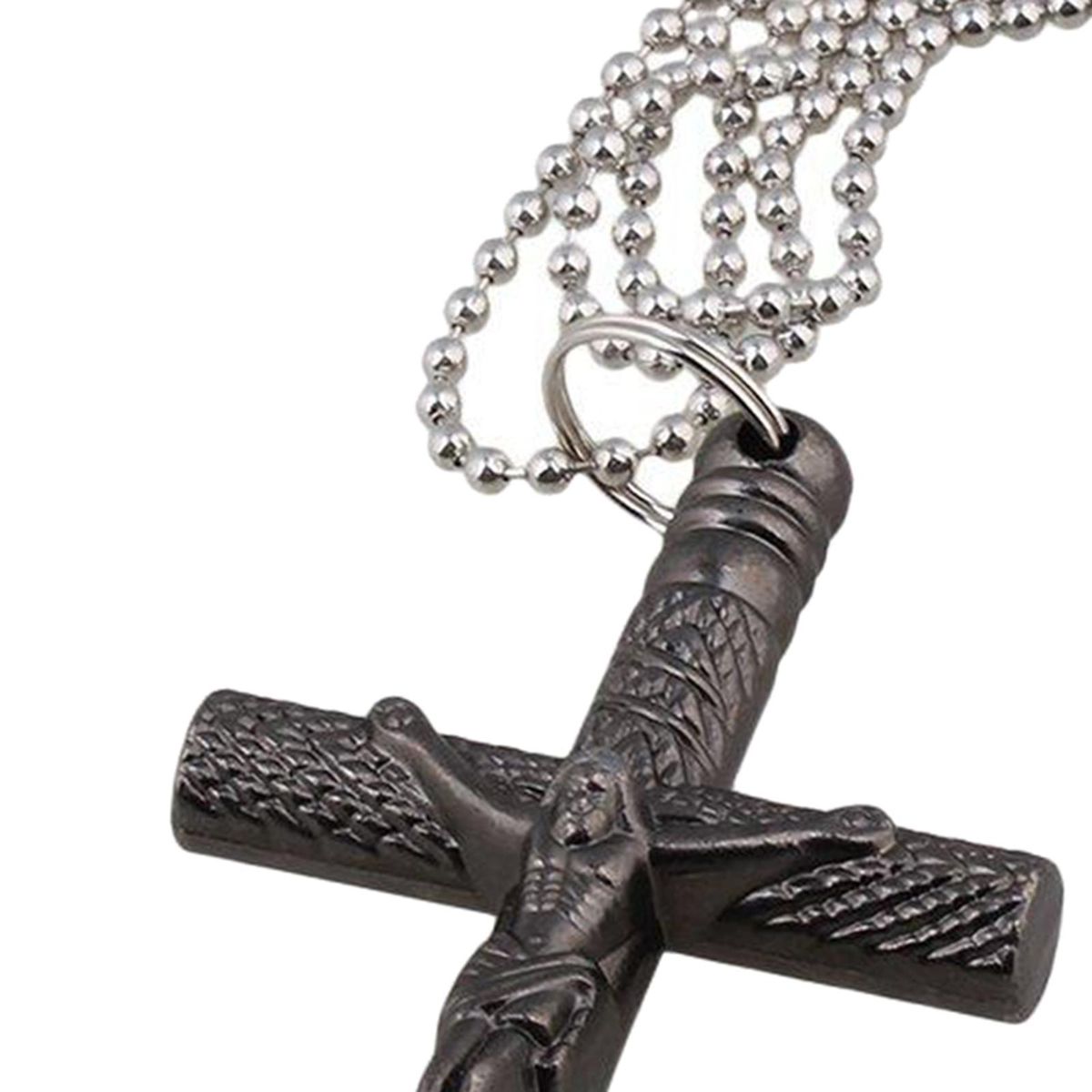 Cross Drum Tuning Key With Chain Pendant Wrench Parts Black