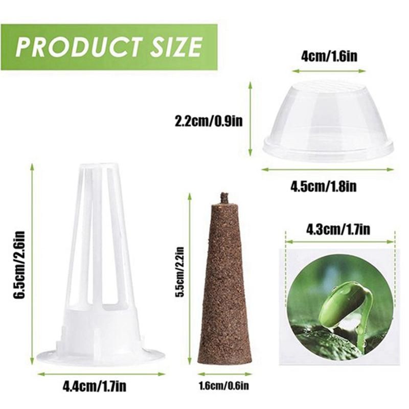 124Pcs  Pods Kit Accessories Plant Pod Kit Including Grow Baskets Insulation Lids Plant Grow Sponges Labels