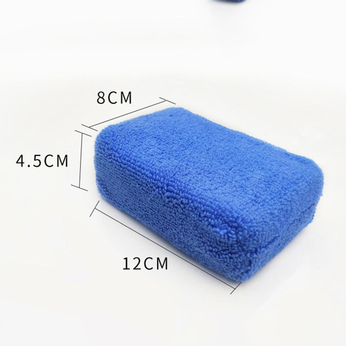 Car Waxing Sponge Car Care Kit 8pcs Microfiber Sponge Set for Waxing Blue