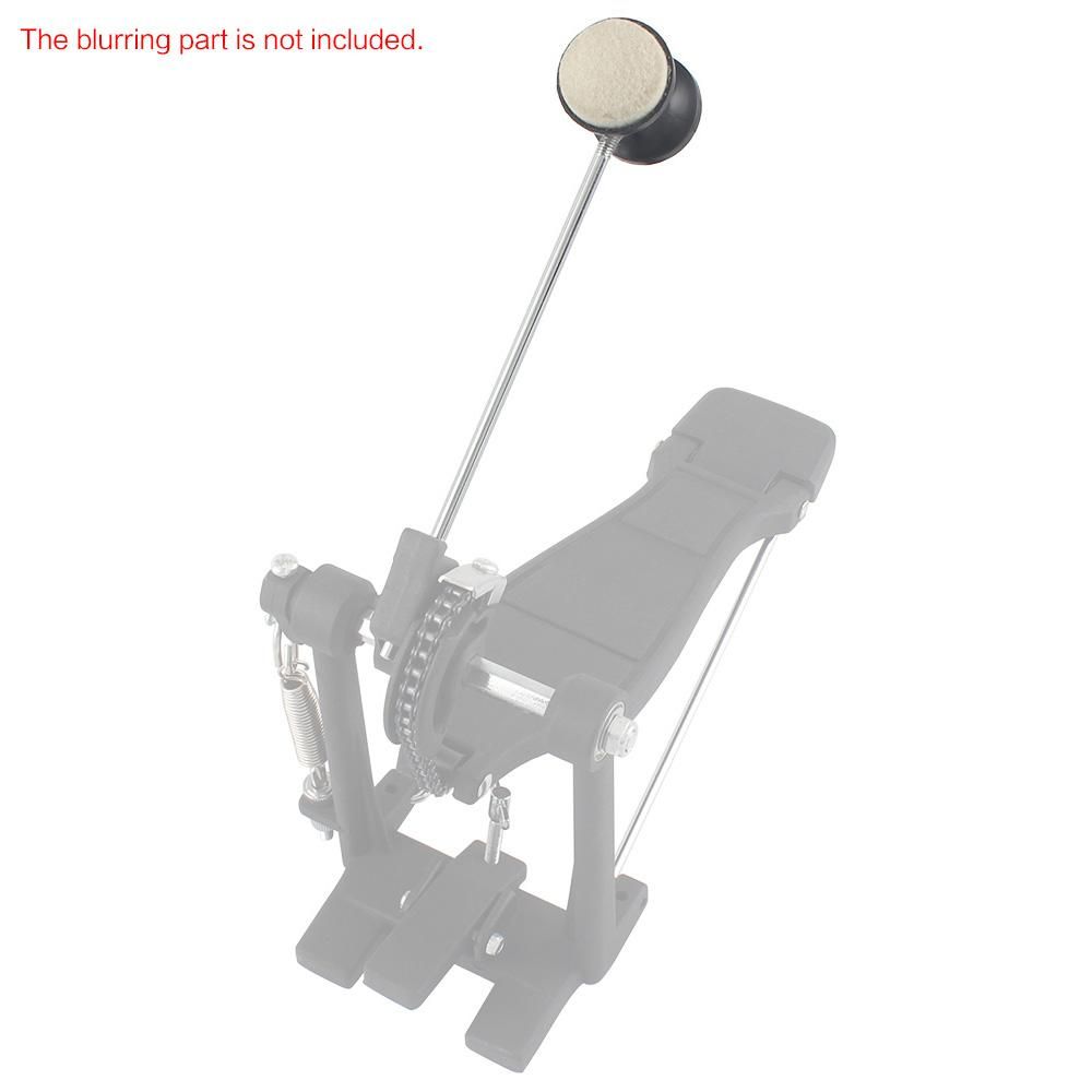 Drum Pedal Wool Felt Stainless Steel Handle 1pcs Instrument Accessory Part High Quality
