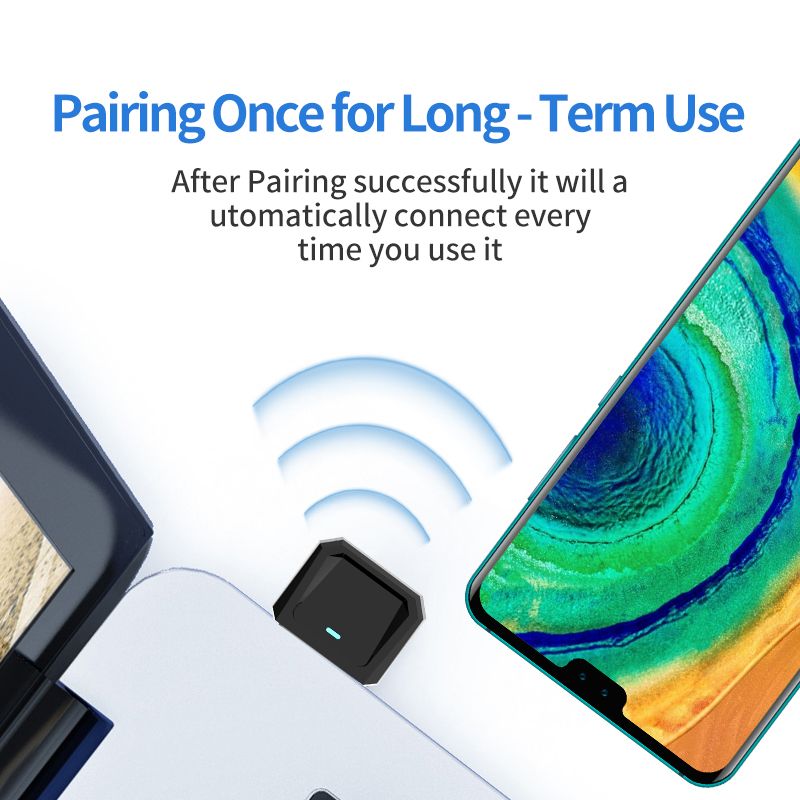 1 PCS USB Adapter Bluetooth 5.0-compatible Transmitter Receiver Desktop Laptop Keyboard Printer Receiver 1pcs