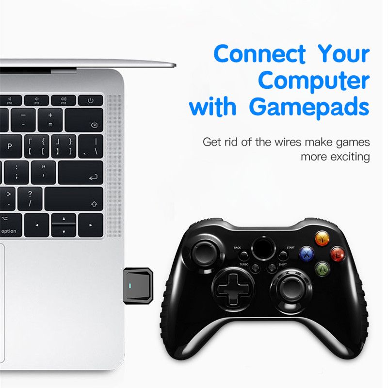1 PCS USB Adapter Bluetooth 5.0-compatible Transmitter Receiver Desktop Laptop Keyboard Printer Receiver 1pcs