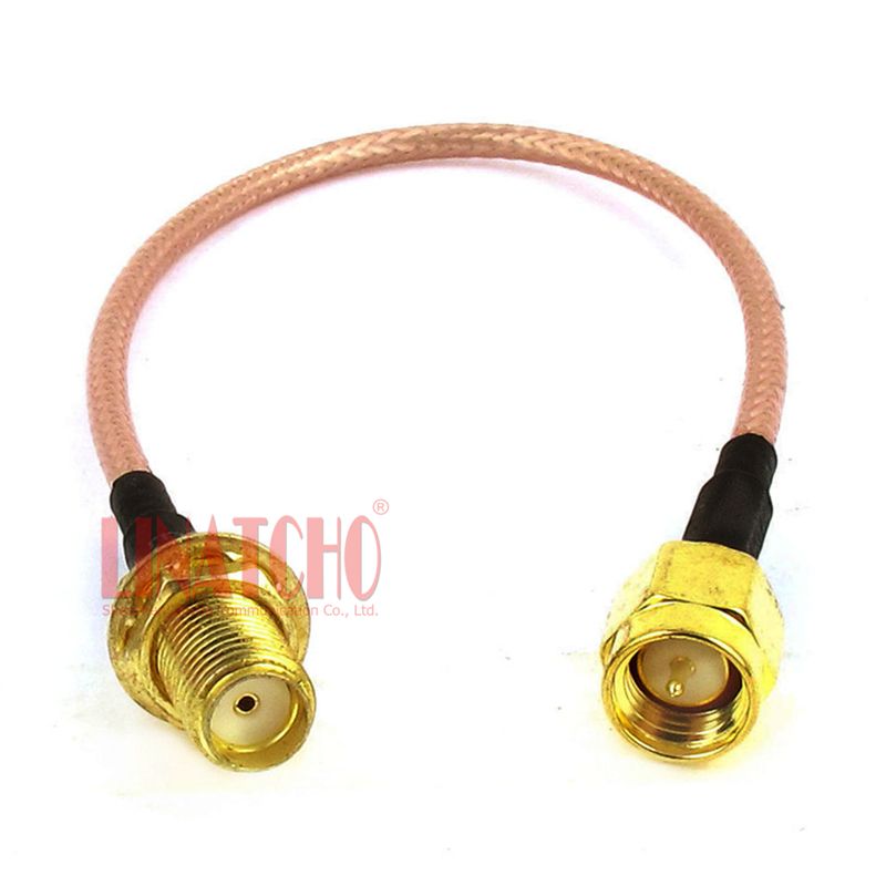 10cm Small RG316 Pigtail Cable SMA Female To SMA Male Cable