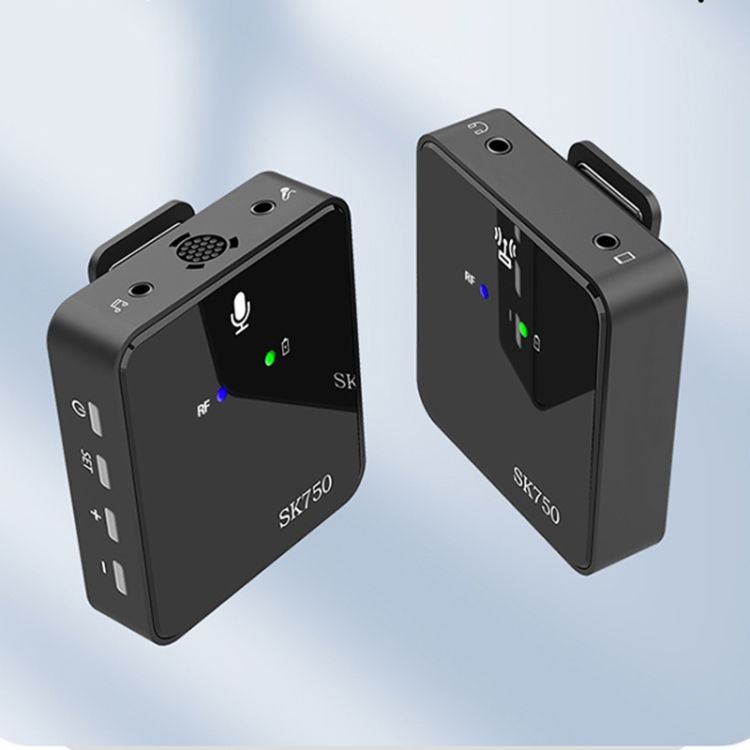 SK750 One For One Wireless Lavalier Mini Microphone