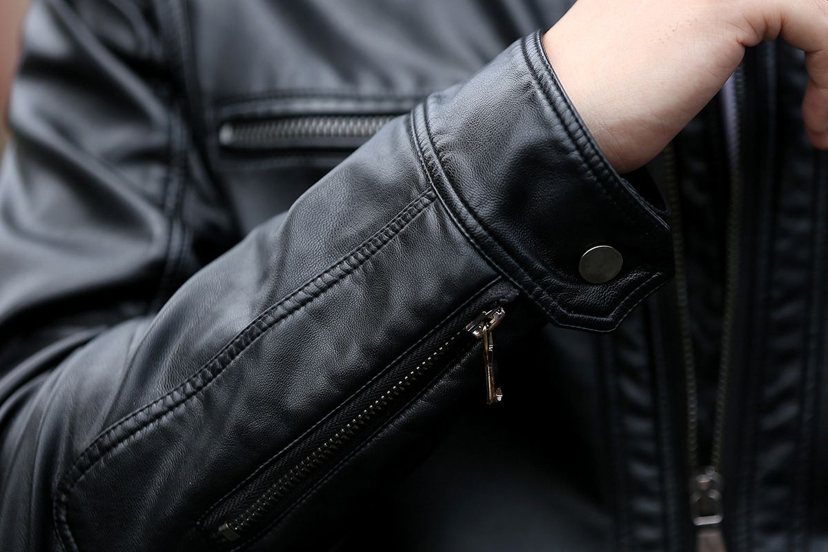 M-5XL Men High Quality Autumn Spring Leather Coat Jacket Plus Size