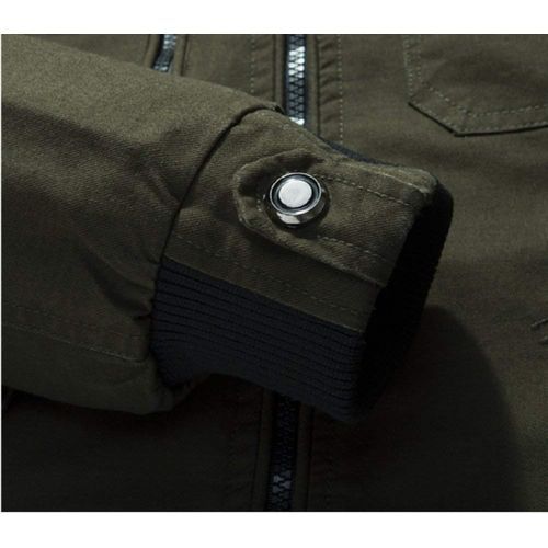 Men's Autumn And Fall Stand Colllar Outerwear Jacket Coat